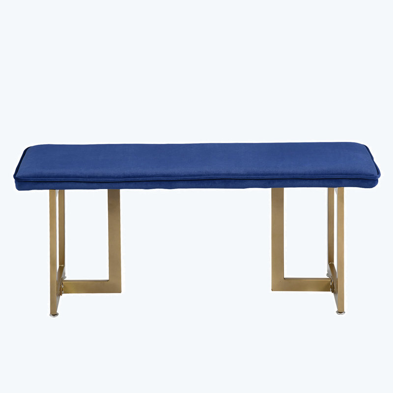Banc avec revêtement, Bleu