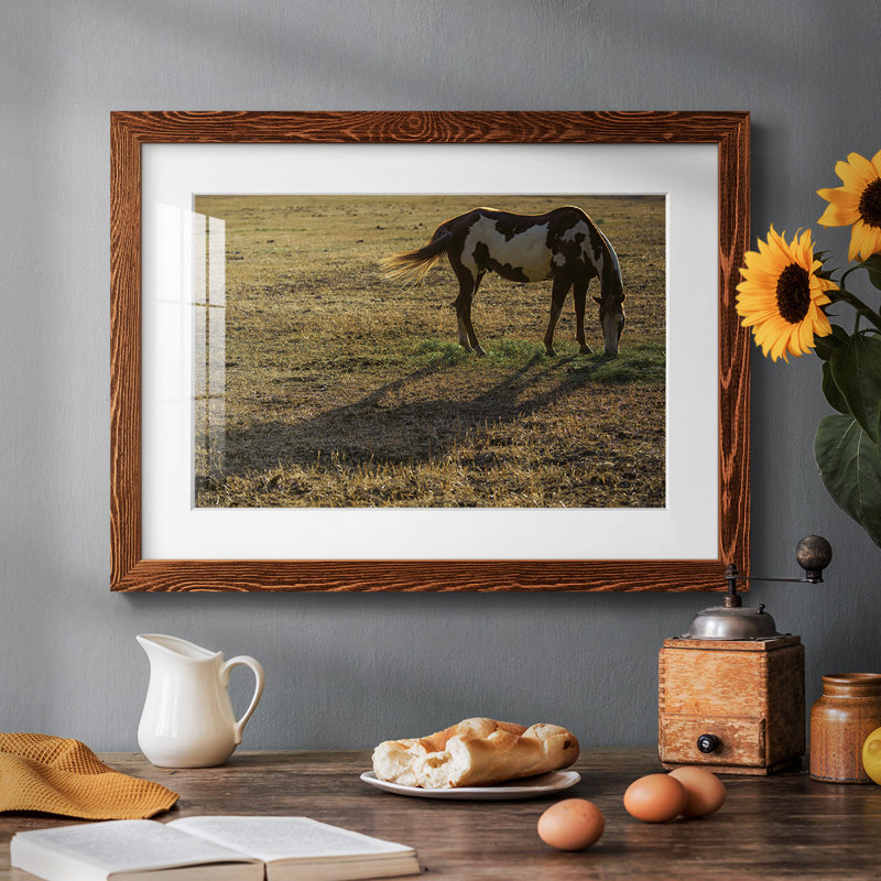 Long Shadow, impression sur papier encadrée, Érable, H 22 po x l 32 po x P 1,5 po