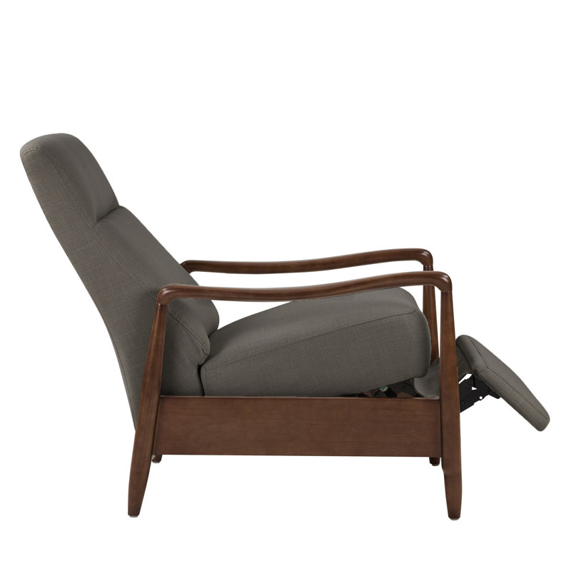 Fauteuil inclinable manuel inclinable Daventry Beckett (ensemble de 2), Polyester gris
