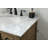 30 " W Freestanding Standard Free Standing 1 Single Vanity Bathroom Vanity With Carrara Marble Top-73360034