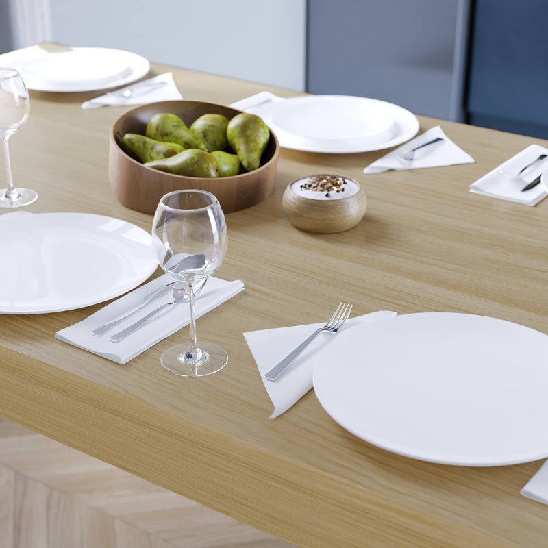 Iriemi Dining Table, 74cm H x 150cm L x 90cm W, Oak