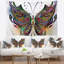 Tapisserie de papillon panachée abstraite-28483937