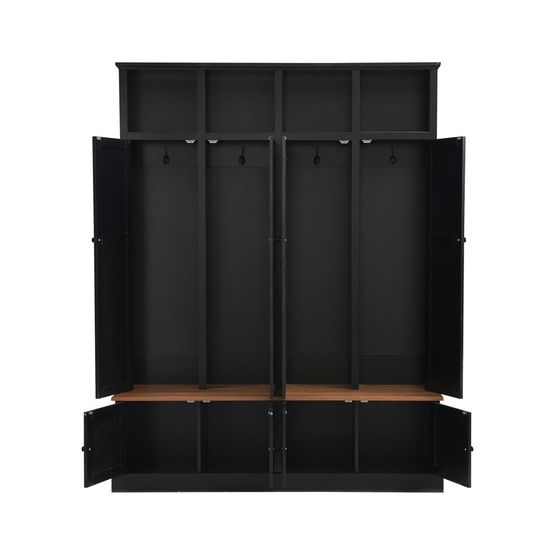 Multi-functional Hall Tree, Mdf, Black
