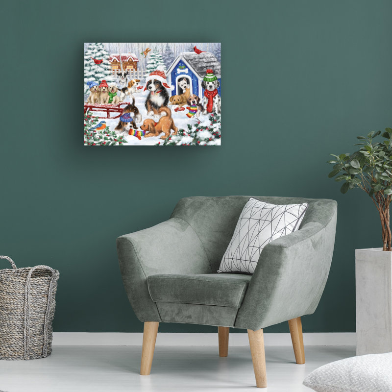 Art sur toile «ologia », H 18 po x l 24 po