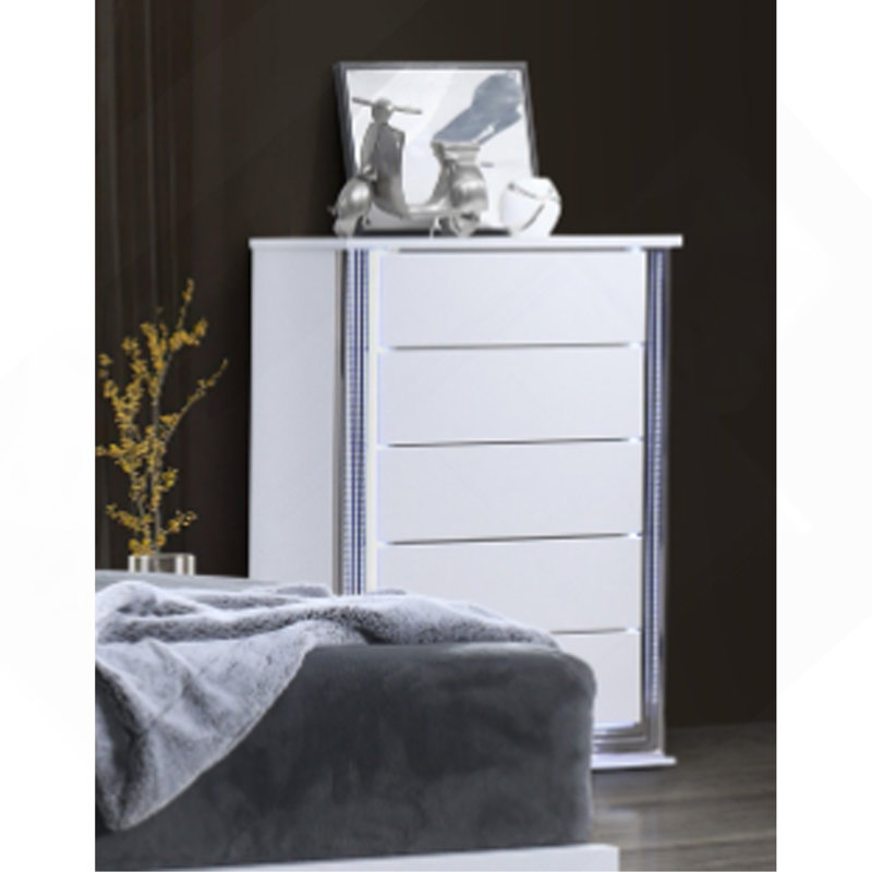 Commode blanche à lune MOON
