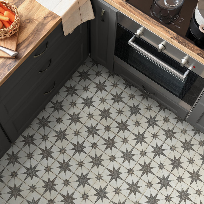 Kings Star Supernova 17-3/4 In. X 17-3/4 In. Porcelain Floor And Wall Tile