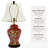 Jimenez Foliage 22" Table Lamp