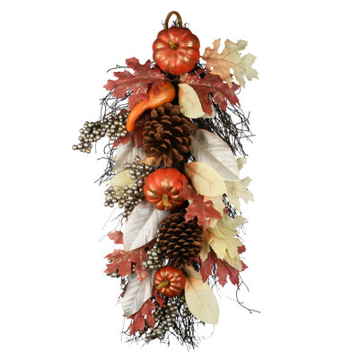 24" Harvest Maple Leaf Teardrop