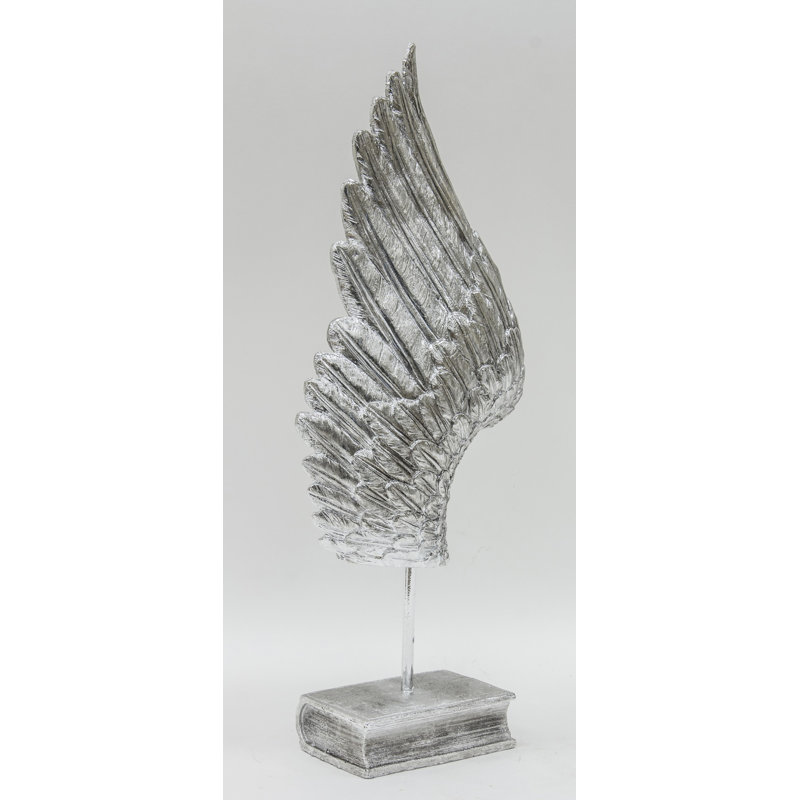 Westman Fantasy & Sci-Fi Figurines & Sculptures, Matt Brushed Nickel, 60cm H x 22cm W x 11cm D