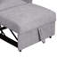 Fauteuil convertible en chenille avec dossier réglable-1044224836