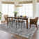 Oriental Machine Washable Rug with Rubber Backing for Living Room Non-Slip Dining Room Rug Easy-Cleaning Floor Carpet for Bedroom Office Playroom_OKPHO_155Y_Floral;Oriental_Gray