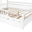 Lit simple en bois avec lit gigogne-1782401088