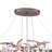 Annie 6 - Light Steel Dimmable Chandelier