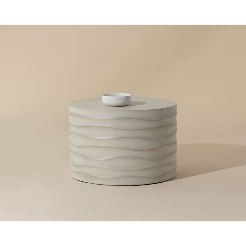 Table basse Deans, Gris, H 16 po x L 23,5 po x l 23,5 po