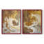 ABSTRACT Series CDXLII - Reproduction encadrée de qualité supérieure - prête à être accrochée - aucun clou requis - aucun clou requis-92054831-92054834