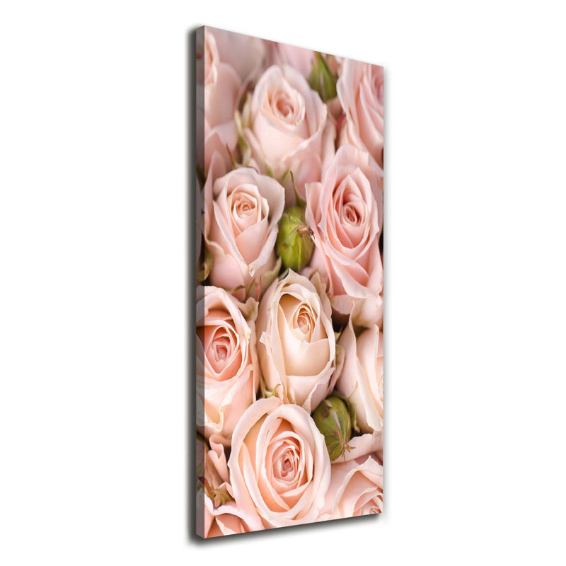 Bouquet Of Roses - Wrapped Canvas Print