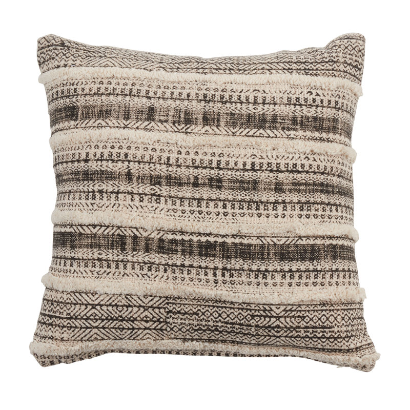 Cotton Throw Pillow, Down Blend