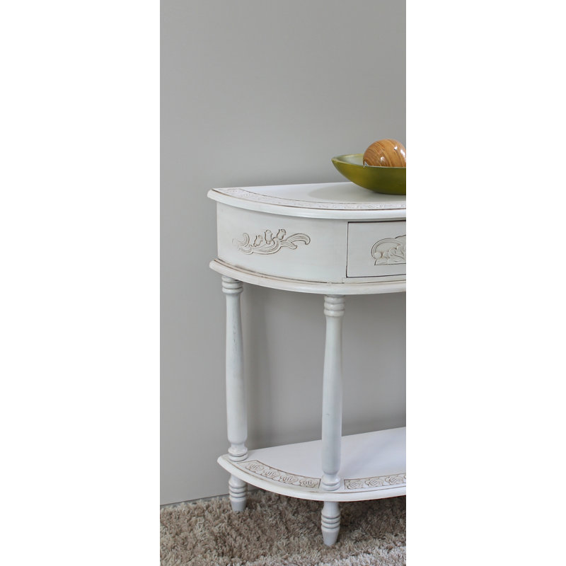 Benevides 33'' Solid Wood Console Table