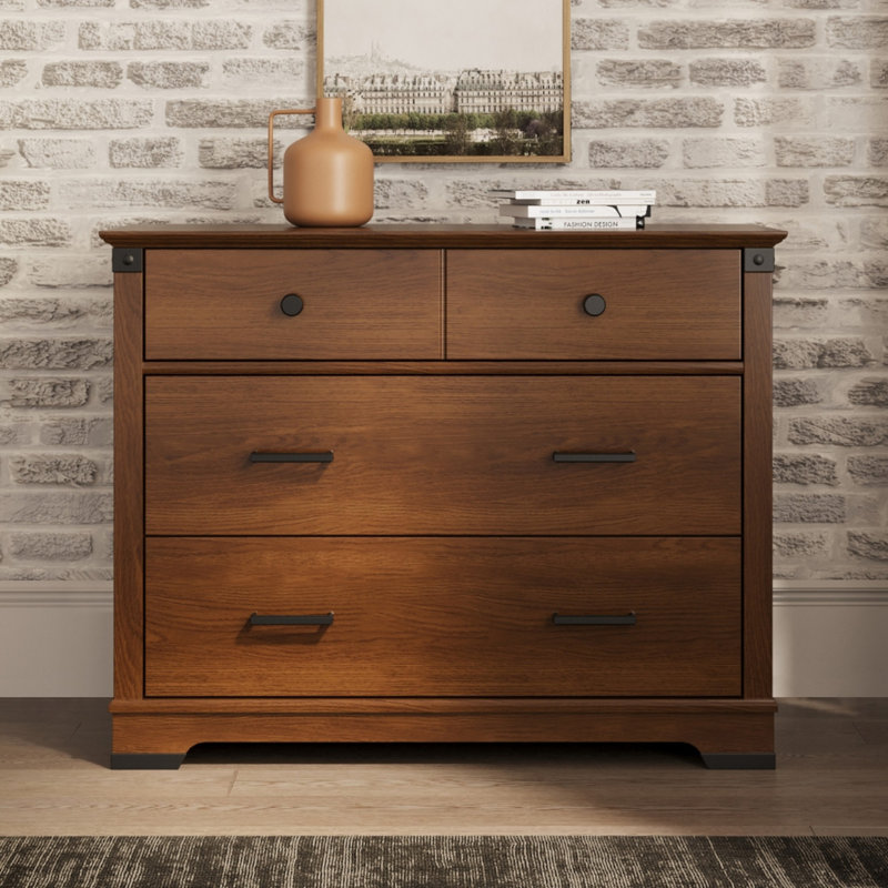 Redmond Kids 3 - Drawer Dresser, Coach Cherry