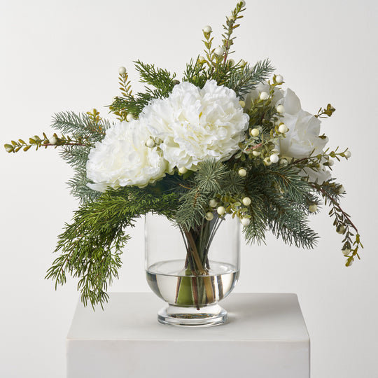 Hydrangea Arrangement in Vase