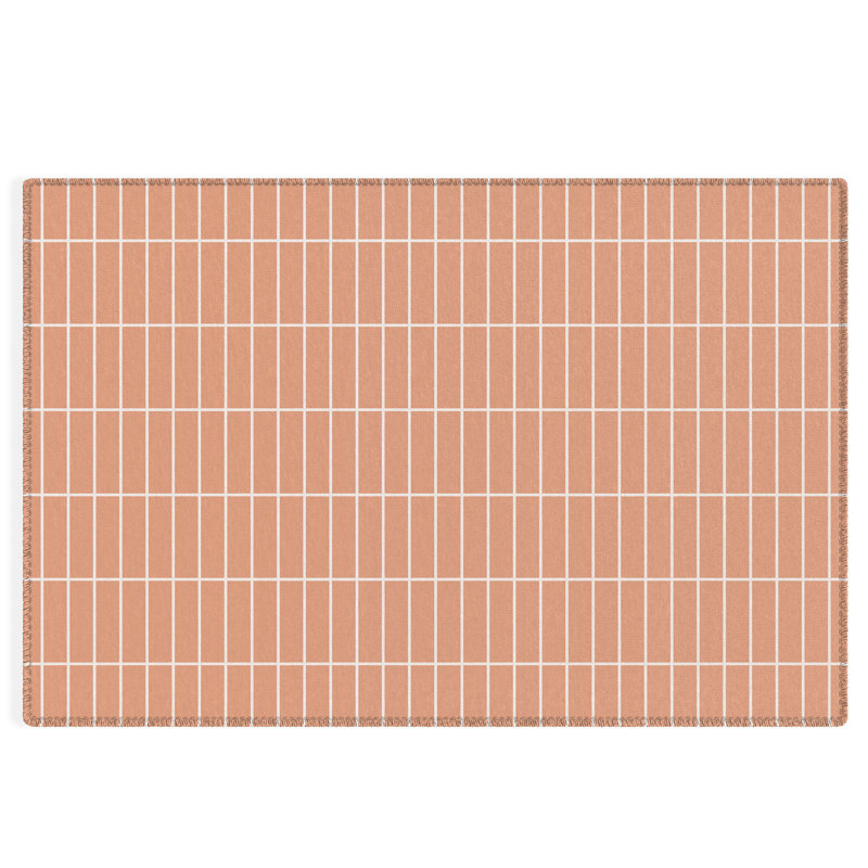 Tapis rectangulaire Keyla avec envers antidérapant, Rectangle 4 pi x 6 pi