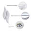 2-Light LED Flush Mounted Wall Sconce-1755354493