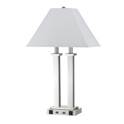 Threadgill Metal USB Table Lamp