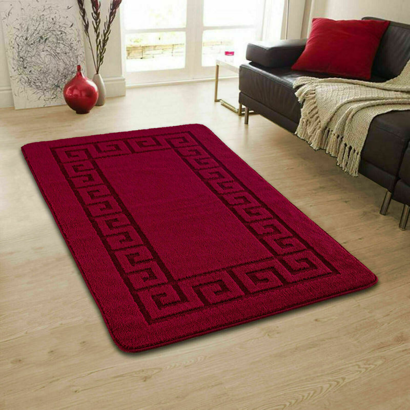 Vires Solid Colour Area Rug, Rectangle 160 x 230cm