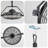 21-Inch Matte Black Ceiling Fan With Light,Dimmable LED With Memory, 7 ABS Blades,Reversible Motor, Memory & Timer