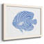 «Blue & White Tropical Fish II», reproduction d'art sur toile-842100923-842100921
