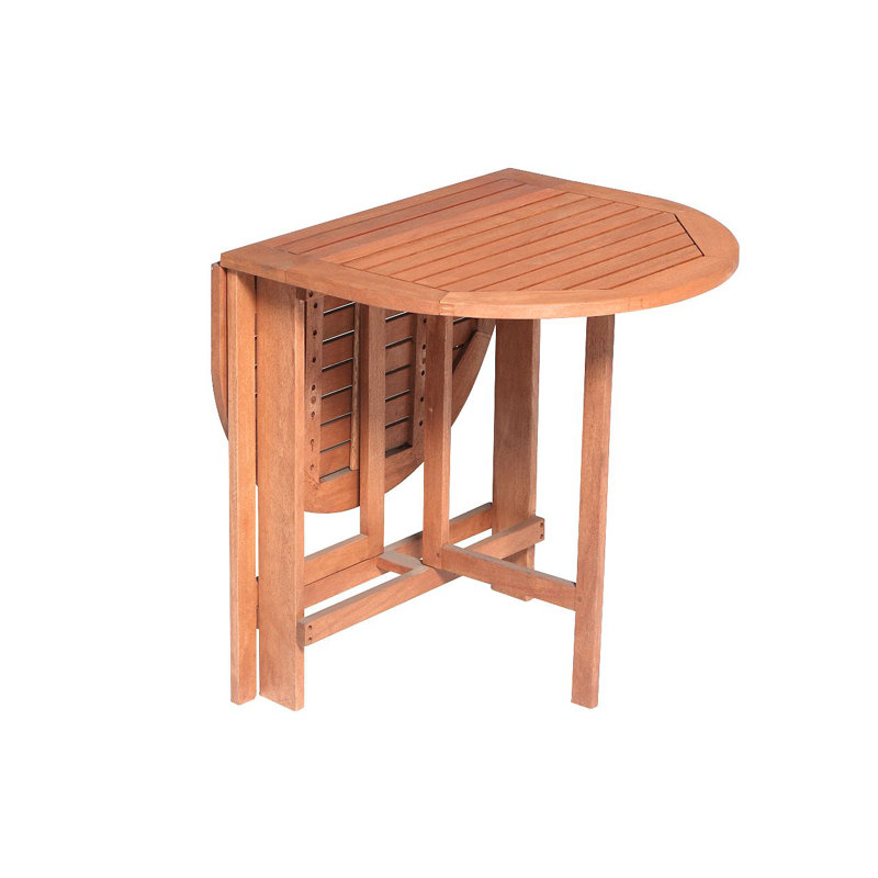 Adalmiina Oval Eucalyptus Outdoor Dining Table , 120cm W 60cm D