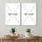 Grunge Abstract Paint Stroke Effect Organic Modern Artwork On Canvas 2 Pieces Print Wall Art-87607403-119400604-87607404