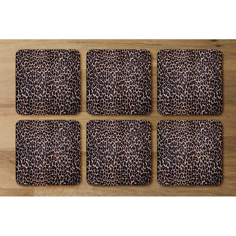 Square 6 Piece Coaster Set