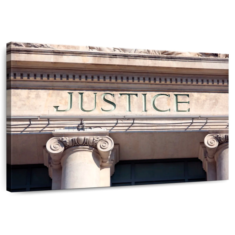 Panneau de justice Alcaraz, H 20 po x l 30 po