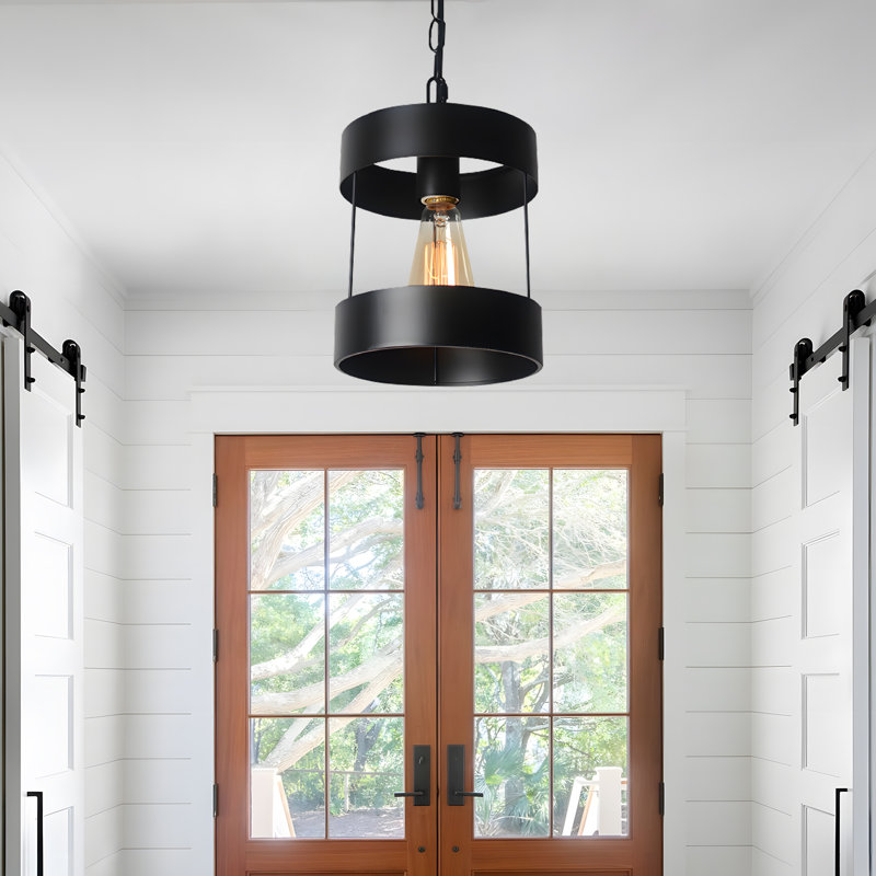 Perran 1 - Light Single Cylinder Open Cage Pendant