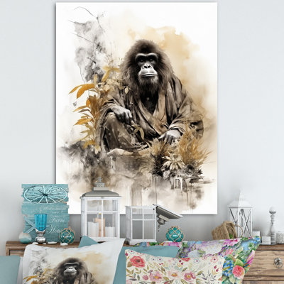 Bata, art asiatique, orang-outan Sumi I
