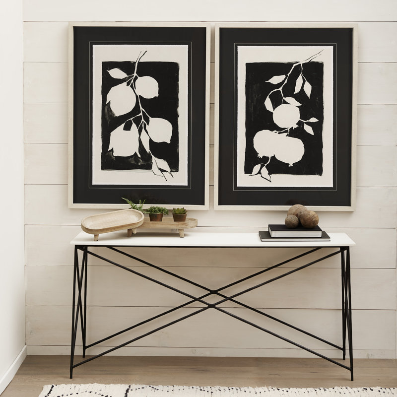 Lorlei 59'' W Marble Console Table