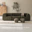 Canapé d'angle modulaire réversible Grossman 110 po, canapé 3 pièces sans cadre avec tissu Sherpa pour salon-1358516953