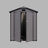 6X6 Ft Plastic Outdoor Storage Shed - Lockable Resin Tool Shed With Window & Floor-122517401
