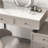 Makeup Vanity with Light mirror,4 drawers