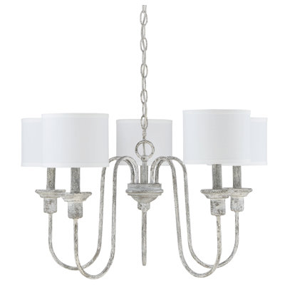 5 - Light Metal Dimmable Chandelier