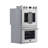 Forno Alta Qualita Gallico 30 in. French Door Electric 7.36 cu.ft. Double Wall Oven with Convection
