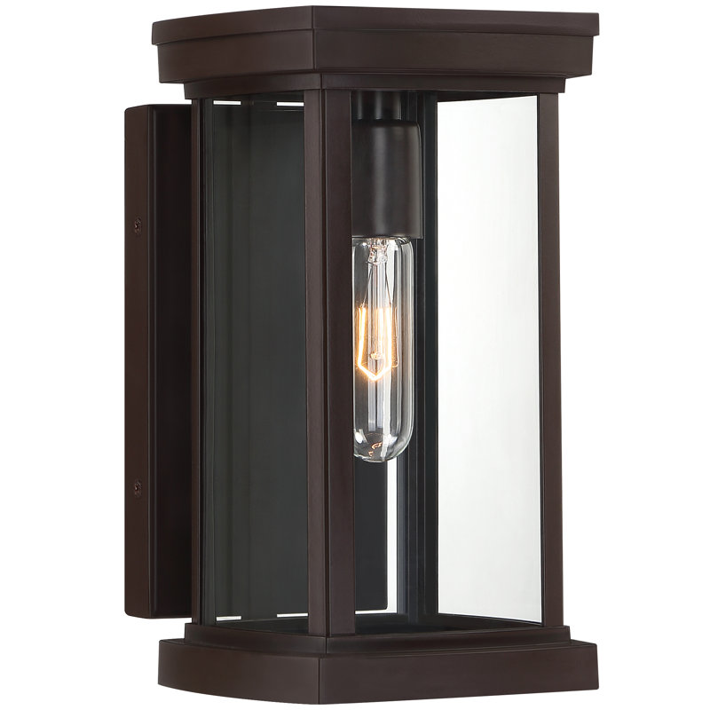 Lanterne murale d'extérieur Western, H 11,5 po x l 6,5 po x P 7,75 po