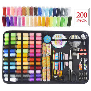 Complete Sewing Kit With Box, 130 Pcs Premium Sewing Accessories, Sewing Set  For Travel Family Home - Applicable To Work And Emergency
