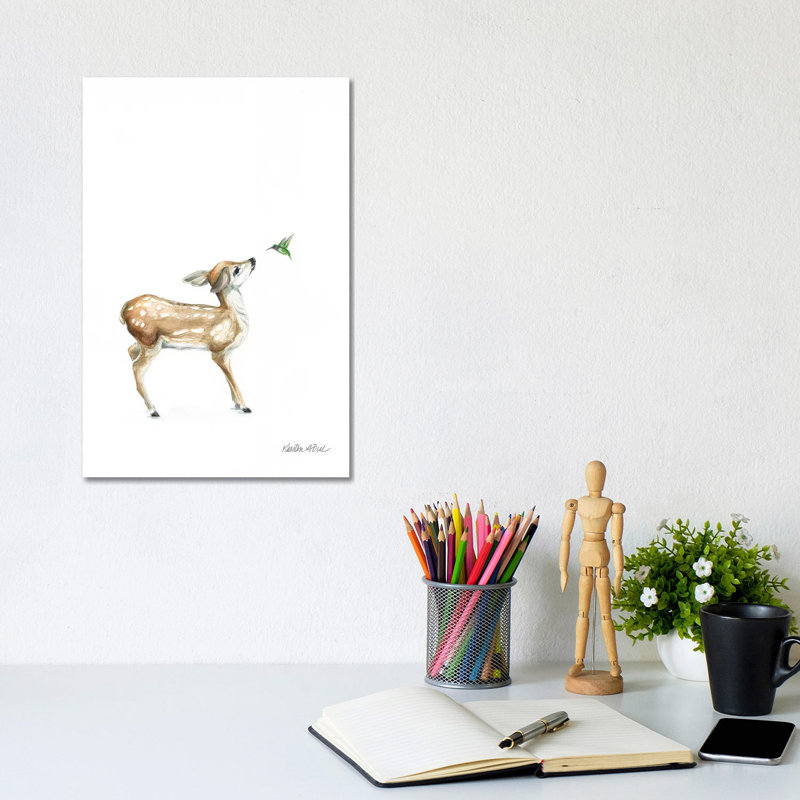 Hello Friend I by Kirsten Dill - Wrapped Canvas Gallery-Wrapped Canvas Giclée, 30.48cm H x 20.32cm W