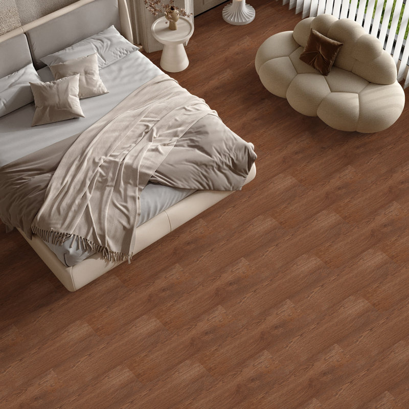 6" x 18" Luxury Vinyl Tile,Self-adhesive Vinyl Flooring, Classic Oak