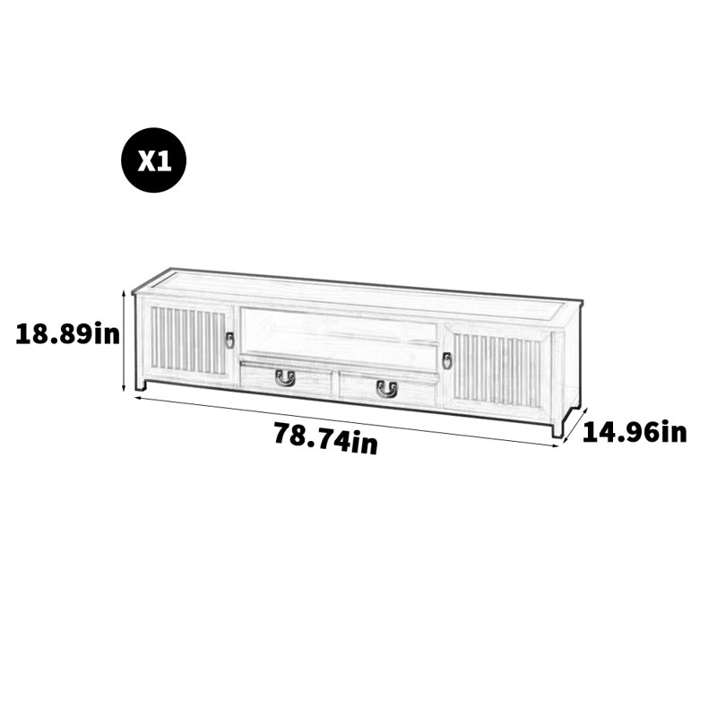 Simple nouveau meuble télé chinois Pometia