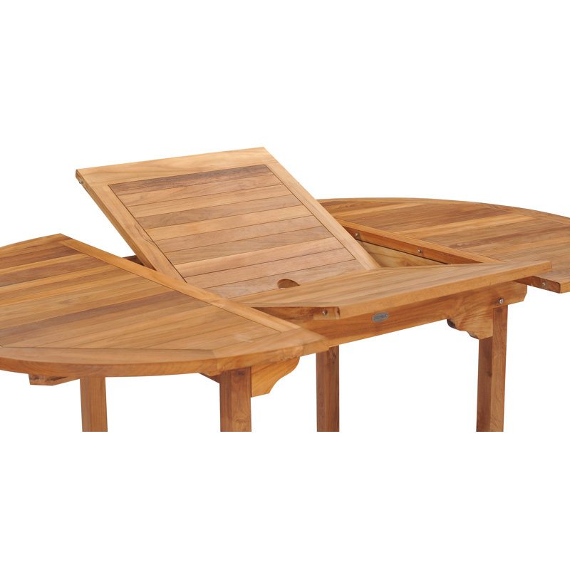 Clarisse Outdoor Round Teak Dining Table