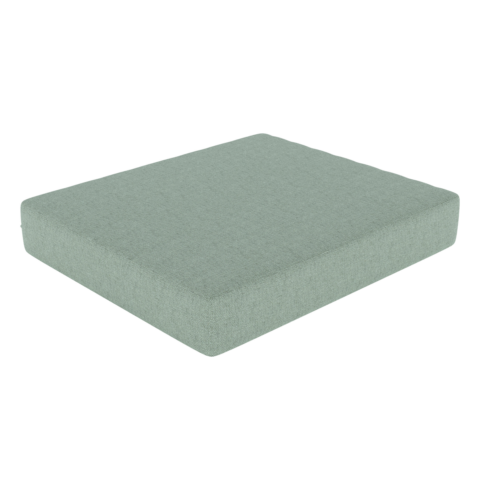 Sunbrella® Outdoor 3.5'' Ottoman Seat Cushion, Canvas Spa Sunbrella® Canvas