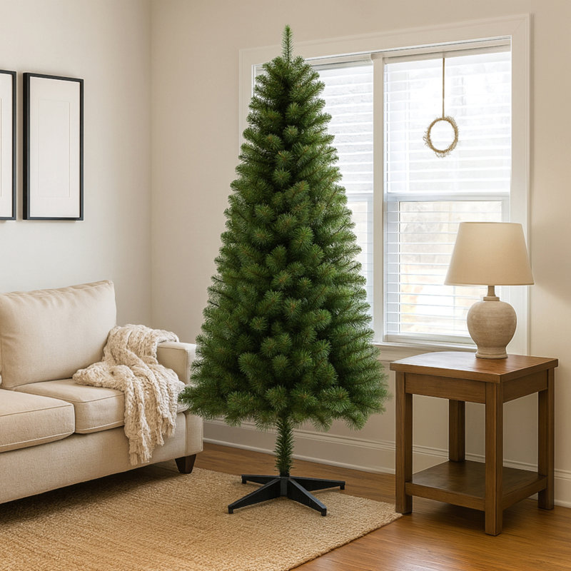 Arbre de Noël artificiel à charnières, 6'
